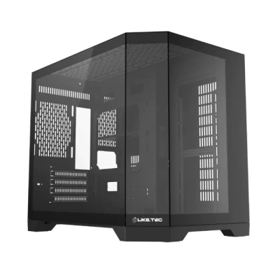 Gabinete Liketec Ilusion Dark Aquário mATX