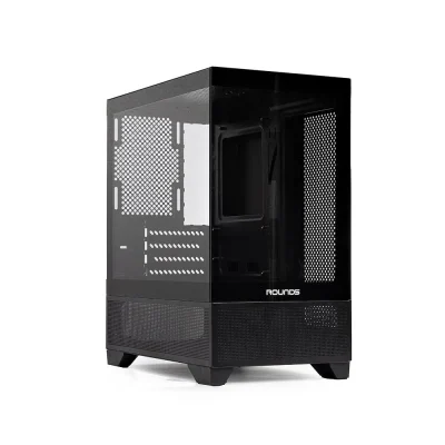 Gabinete Round5 Draven Preto Aquário mATX